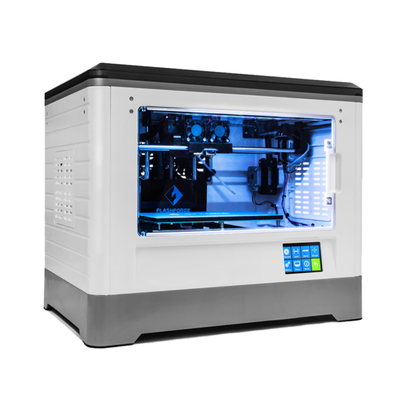 The FLASHFORGE Dreamer is a high quality with dual extrusion technology